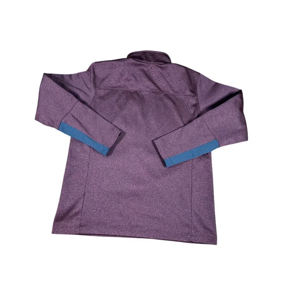 The North Face Men's Quarter-Zip Performance Pullover with Chest Pocket Burgundy